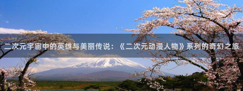 78动漫官网：二次元宇宙中的英雄与美丽传说：《二次元动漫人物》系列的奇幻之旅